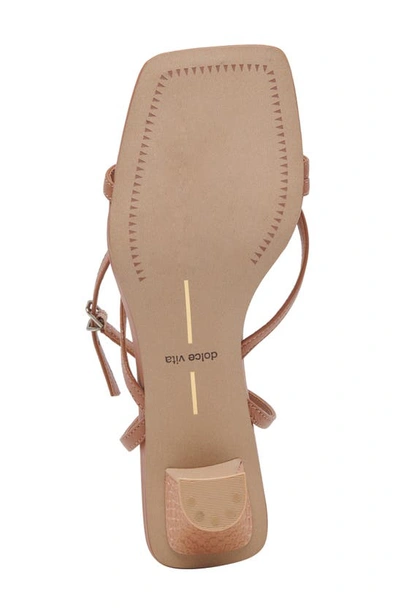 Shop Dolce Vita Baylor Ankle Strap Sandal In Caramel Leather