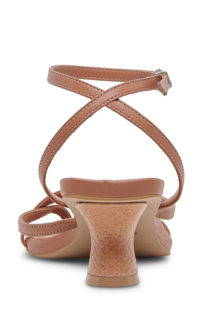 Shop Dolce Vita Baylor Ankle Strap Sandal In Caramel Leather
