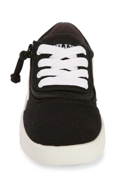 Shop Billy Footwear Kids' Billy Cs Low Sneaker In Black/ White