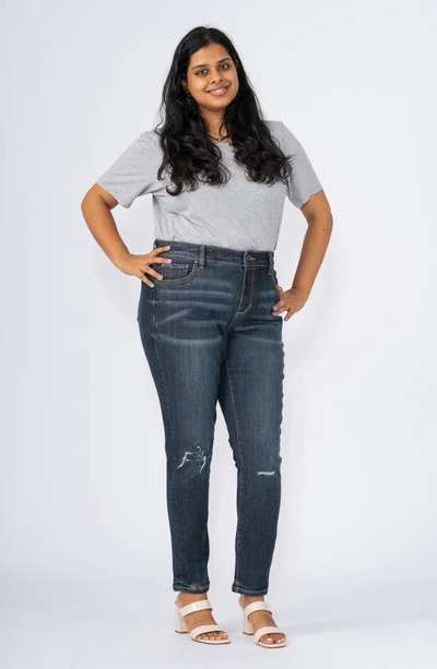 Slink Jeans High Waist Ankle Skinny Jeans In Carter