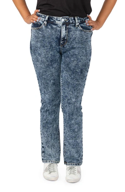 Slink Jeans High Waist Straight Leg Jeans In Bristol