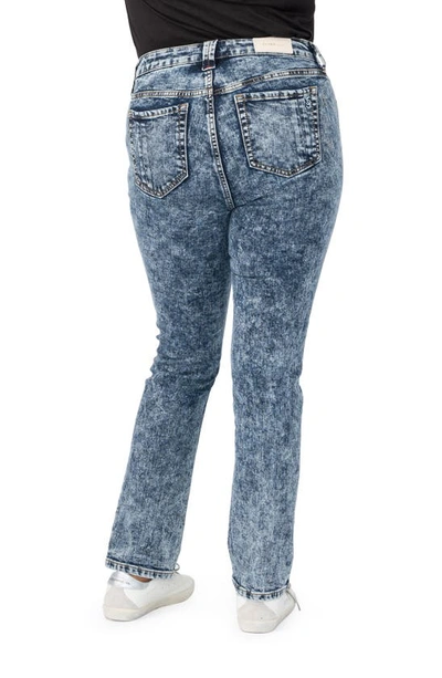 Slink Jeans High Waist Straight Leg Jeans In Bristol