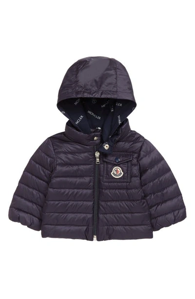 Shop Moncler Kids' Baigal Down Jacket In Blue