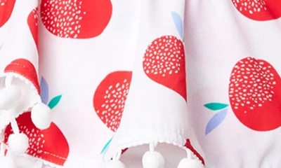 Shop Snapper Rock Kids' Juicy Fruit Ruffle Two-piece Swimsuit In White