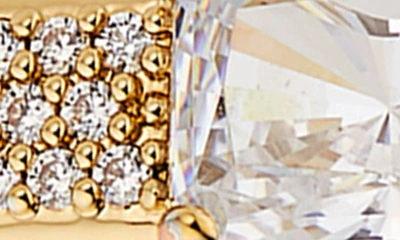 Shop Nadri Cubic Zirconia Hinge Bracelet In Gold