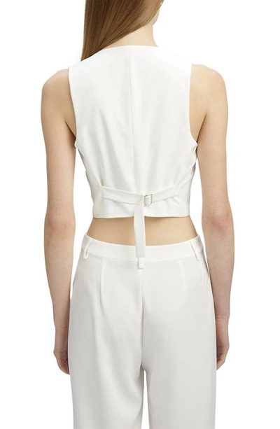 Shop Bardot Calilista Back Belt Vest In Ivory