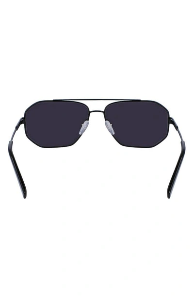 Shop Ferragamo 60mm Navigator Sunglasses In Black