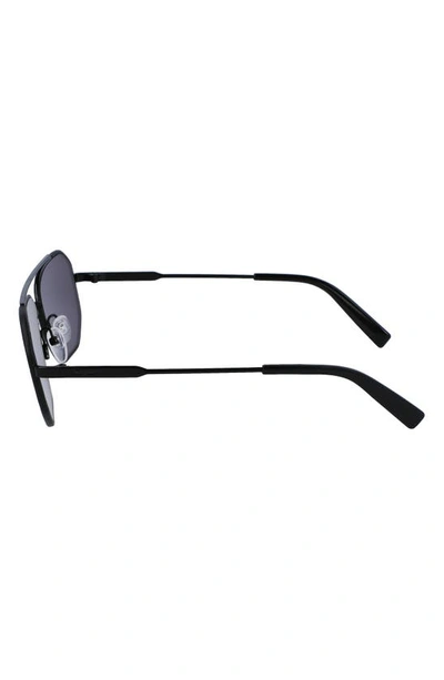 Shop Ferragamo 60mm Navigator Sunglasses In Black