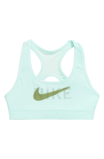 Nike Swoosh Big Kids' (girls') Reversible Sports Bra In Green