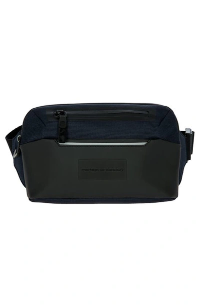 Porsche Design Water Repellent Belt/crossbody Bag In Blue