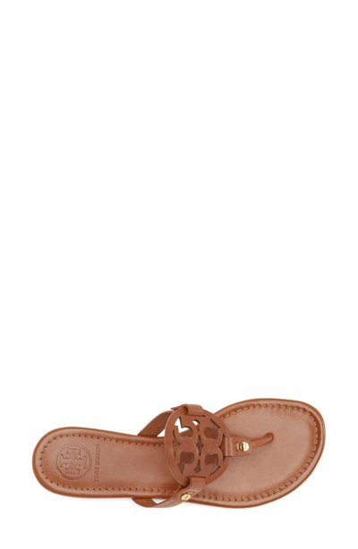 Tory Burch Metal Miller Soft Leather Sandals In Vintage Vachetta Leather