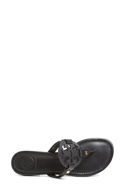 Shop Tory Burch Miller Sandal In Black Leather