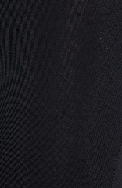 Shop Hanro Stretch Cotton Essentials Long-leg Boxer Briefs In All Black