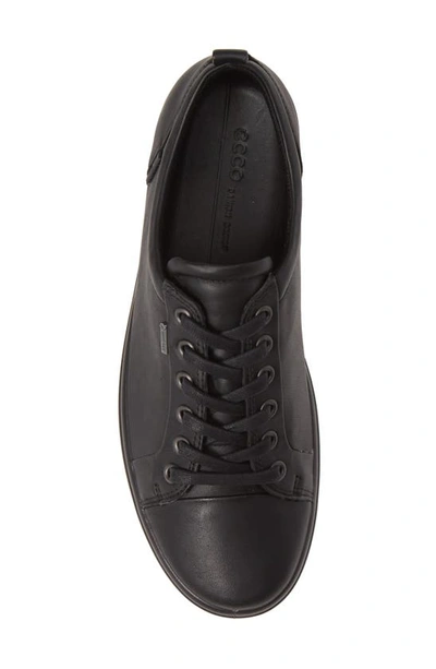 Shop Ecco Soft 7 Gore-tex® Waterproof Sneaker In Black Leather