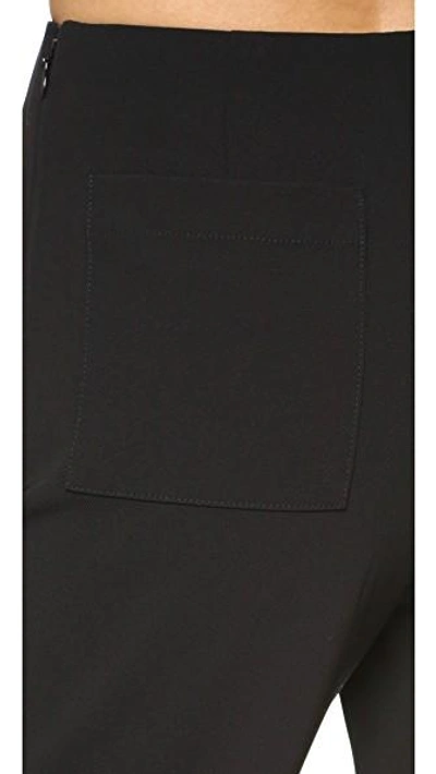 Shop Alexander Wang T Dobby Wide Leg Trousers In Black