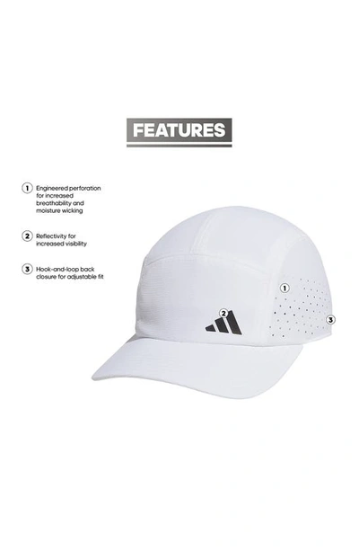 Shop Adidas Originals Superlite Trainer 3 Hat In White/ Black/ Silver