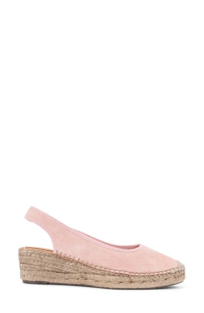 Patricia Green Valencia Slingback Wedge Espadrille In Blush Pink