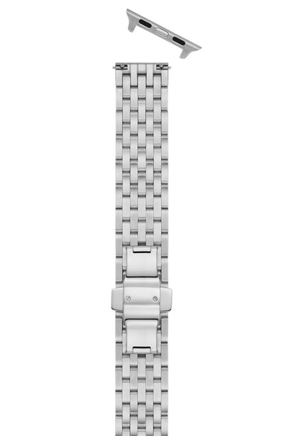 Shop Michele Stainless Steel 20mm Apple Watch® Bracelet Watchband In Tri-tone