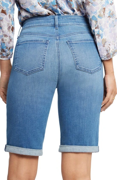Nydj Briella Roll Cuff Denim Bermuda Shorts In Stargazer