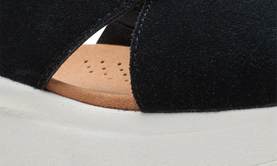 Clarks Dashlite Wish Platform Sandal In Black Sde