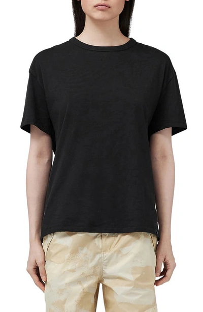 Shop Rag & Bone Boyfriend Pima Cotton T-shirt In Black