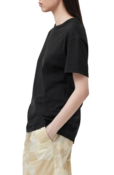 Rag & Bone Boyfriend Pima Cotton T-shirt In Black