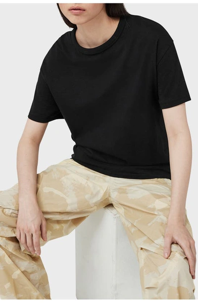 Rag & Bone Boyfriend Pima Cotton T-shirt In Black