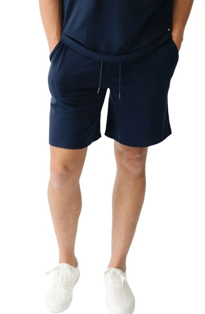 Shop Cozy Earth Ultrasoft Pajama Shorts In Navy