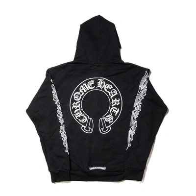 Chrome Hearts Horseshoe Hoodie Pullover Black In Xs | ModeSens