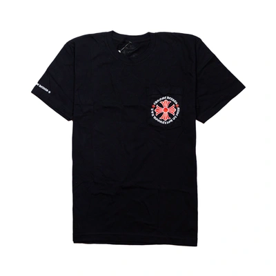 Shop Chrome Hearts Made In Hollywood Plus Cross T-shirt Black In Xs