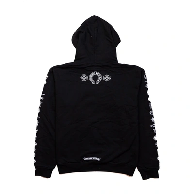 Shop Chrome Hearts Multi Logo Pullover Hoodie Black In Xl