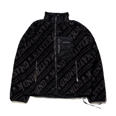 Mastermind Japan Mastermind World Logo Pattern High Neck Jacket Black In Xl