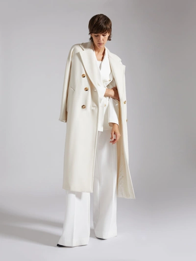 Shop Max Mara Women Madame Icon Coat In 021 White