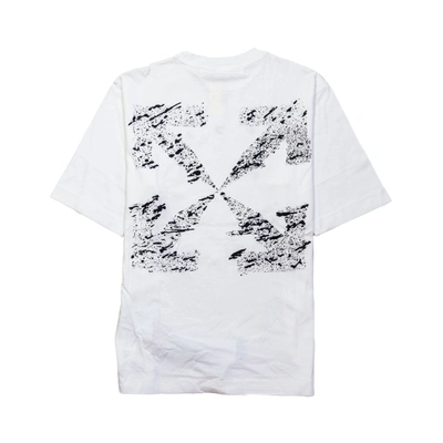 Off-white Paint Splat Arrow T-shirt White In Xs | ModeSens