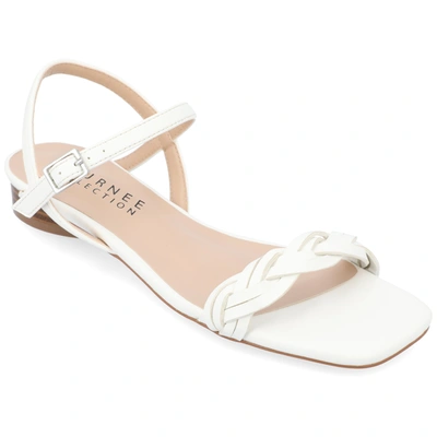 Shop Journee Collection Women's Verity Sandals In White