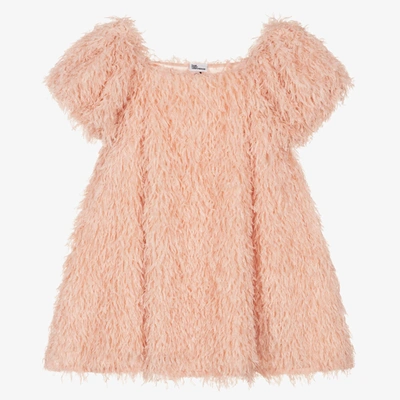 Shop The Tiny Universe Girls Dusky Pink Fluffy Dress