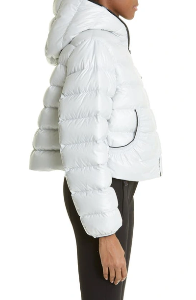 Moncler Nere Quilted Down Jacket In Grey