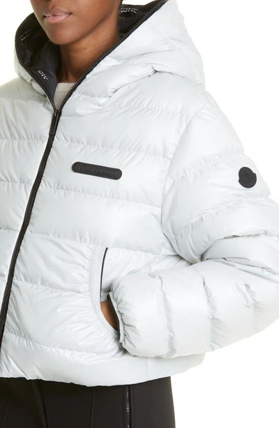 Moncler Nere Quilted Down Jacket In Grey