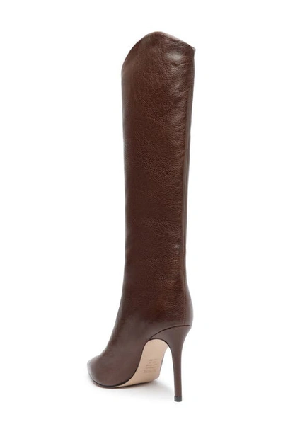 Shop Schutz Maryana Pointed Toe Boot In New Brown