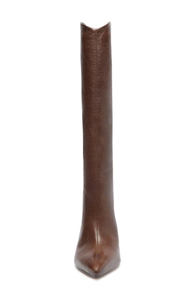 Schutz Maryana Pointed Toe Boot In New Brown