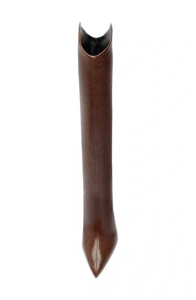 Schutz Maryana Pointed Toe Boot In New Brown