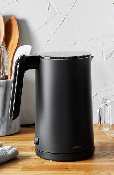 Zwilling Enfinigy Cool Touch Kettle In Black