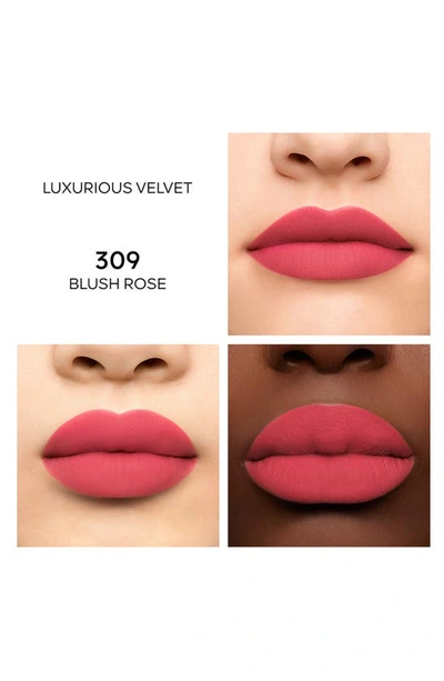 Shop Guerlain Rouge G Customizable Luxurious Velvet Metallic Lipstick In Blush Rose