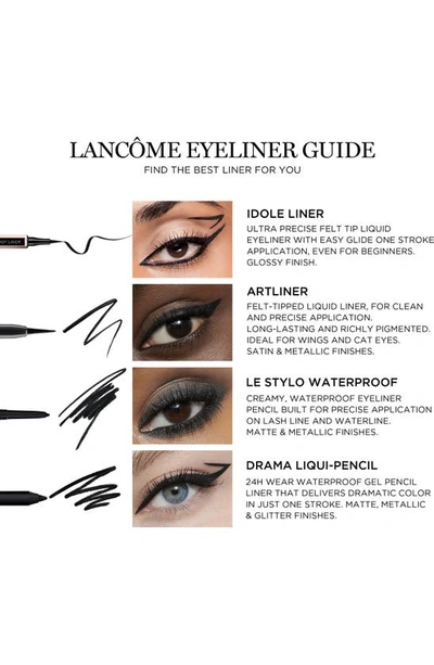 Shop Lancôme Idôle Liner Ultra Precise Felt Tip Liquid Eyeliner In 02 Green