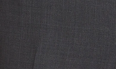 Zegna Pin Dot Trofeo Milano Wool Suit In Dark Grey