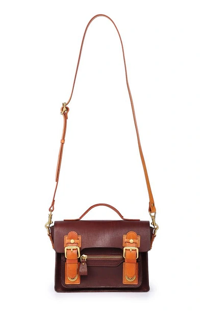 Shop Old Trend Aster Mini Leather Satchel In Brown