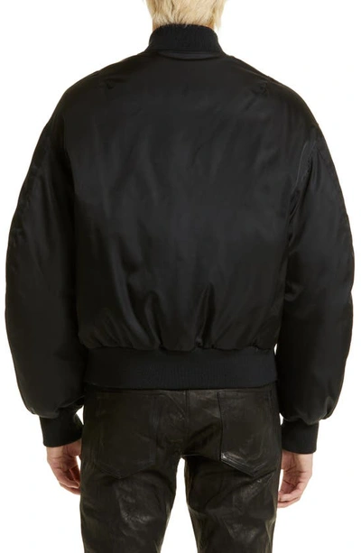 Shop John Elliott Andes Down Bomber Jacket In Black