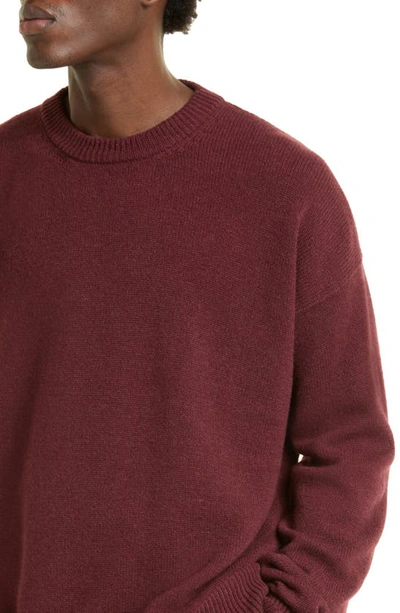 Shop Jil Sander Cashmere Crewneck Sweater In Grape