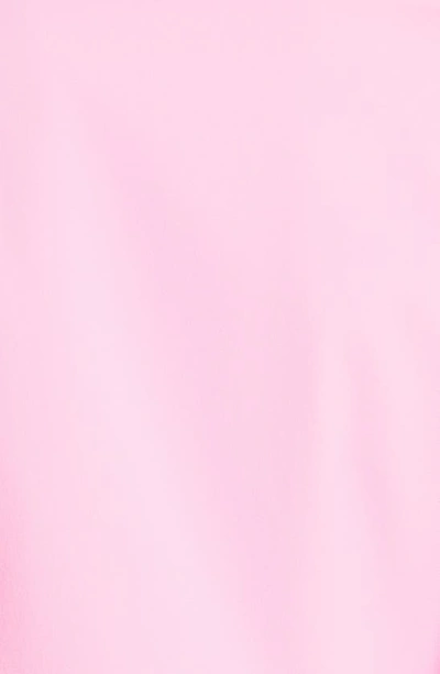 Shop Cinq À Sept Mckenna Front Twist Long Sleeve Mini Shirtdress In Neon Pink