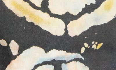 Shop Isabel Marant Bakino Print Cotton Shorts In Faded Black